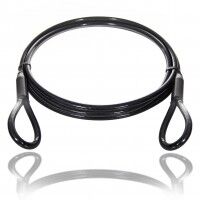 Stahlseil beidseitig gekauscht, ummantelt, L=05m, D=10mm