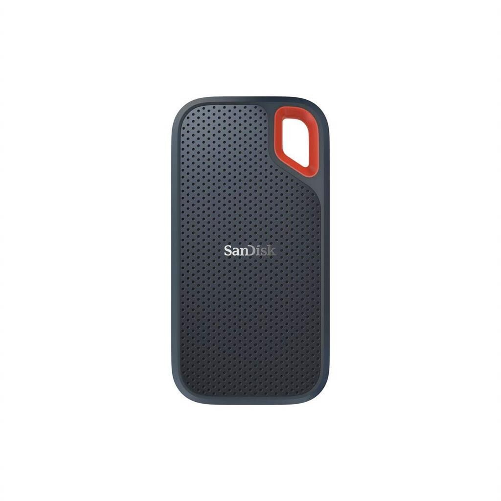 SANDISK Extreme Portable Festplatte, 500 GB SSD, extern, Grau/Orange