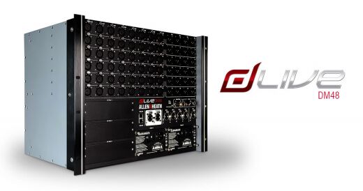 Allen & Heath - dLive MixRack DM48 - digitale Stagebox